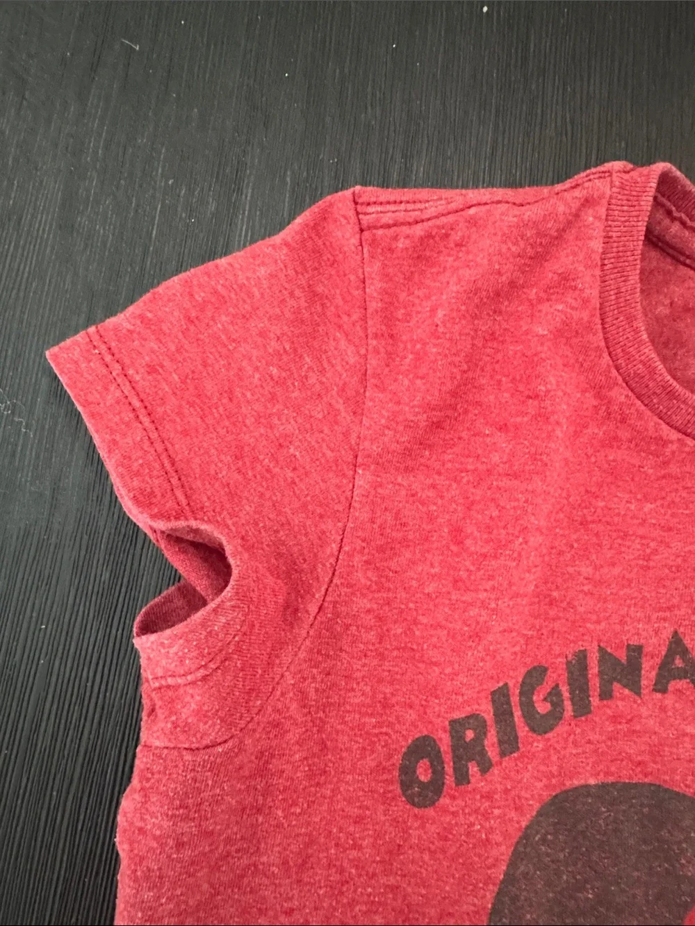 Disney Store Minnie Mouse Original Mouseketeer 1928 Red Graphic Tee L 10/12
